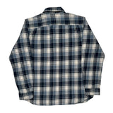 Carhartt Checked Flannel Shirt - XL Blue Cotton