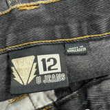 U Jeans Jeans - 26W UK 6 Grey Cotton