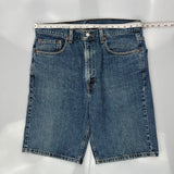 Levis Denim Shorts - 36W 10L Blue Cotton