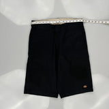 Dickies Shorts - 31W 12L Black Polyester Blend