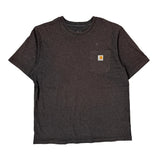 Carhartt T-Shirt - Large Gray Cotton
