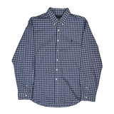 Ralph Lauren Checked Shirt - 2XL Blue Cotton
