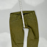 Armani Exchange Trousers - 29W UK 8 Green Cotton