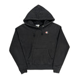 Reverse Weave Champion Hoodie - Medium Black Cotton Blend