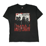 Mana Amar Es Combatir Wwe Graphic T-Shirt - Large Black Cotton
