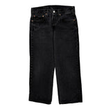 Levis 501 Jeans - 30W 32L Black Cotton
