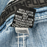 Southpole Denim Shorts - 36W 12L Light Wash Cotton