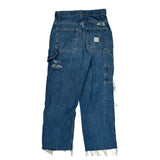 Levis Graphic Carpenter Jeans - 28W 30L Blue Cotton