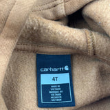 Age 4 Carhartt Hoodie - XS Brown Cotton