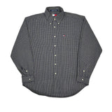 Tommy Hilfiger Checked Shirt - XL Blue Cotton