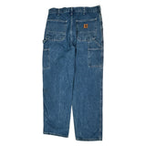 Carhartt Carpenter Jeans - 34W 32L Blue Cotton