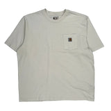 Carhartt T-Shirt - 2XL White Cotton