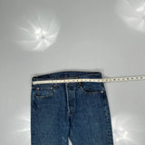501 Levis Jeans - 34W 30L Blue Cotton