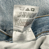 Wrangler Denim Shorts - 32W 10L Light Wash Cotton