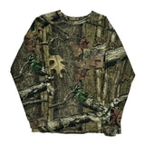 Mossy Oak Camo Long Sleeve T-Shirt - 2XL Camo Cotton Blend
