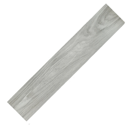 Anyhouz 5pcs Vinyl Floor Tiles – Grey Mahogany Wood Grain, Waterproof, Easy Install