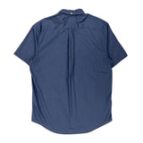 Tommy Hilfiger Short Sleeve Shirt - Large Blue Cotton