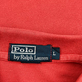 Polo By Ralph Lauren Polo Shirt - Large Red Cotton