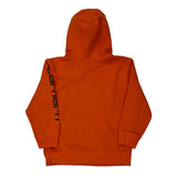 Age 8-10 Carhartt Spellout Hoodie - Small Orange Cotton