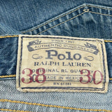 Authentic Dungarees Polo By Ralph Lauren Jeans - 40W 30L Blue Denim