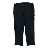 Cat Cargo Pants - 36W 32L Black Cotton