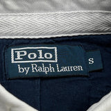Polo By Ralph Lauren Rugby Shirt - Small Blue Cotton