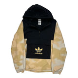 Adidas Tie-Dye Jacket - Small Beige Polyester