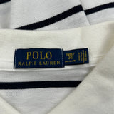 Polo By Ralph Lauren Striped Polo Shirt - 2XL White Cotton