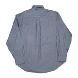 Tommy Hilfiger Striped Shirt - Large Blue Cotton