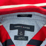 Tommy Hilfiger Slim Fit Polo Shirt - Small Red Cotton