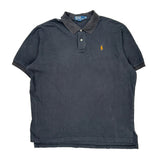 Polo By Ralph Lauren Polo Shirt - 2XL Black Cotton