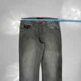 Request Hip Hop Jeans - 33W 32L Grey Cotton Blend