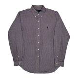 Ralph Lauren Checked Shirt - Medium Purple Cotton