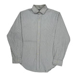 Polo By Ralph Lauren Striped Shirt - Large Black Cotton