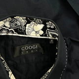 Coogi Contrast Stitch Shirt - Medium Navy Cotton