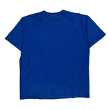 Nike Graphic T-Shirt - Large Blue Cotton