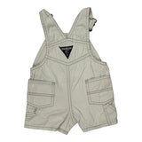 6 Months Oshkosh Dungarees - 3XS Cream Cotton
