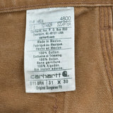 Carhartt Carpenter Trousers - 30W 30L Brown Cotton