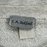 Mcmaster I.A.Bedford Sweatshirt - Large Grey Cotton Blend