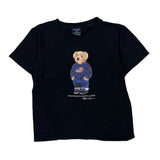 Polo Bear Polo By Ralph Lauren T-Shirt - Small Black Cotton