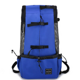 Anypet XL Blue Pet Carrier Backpack with Pockets – Travel & Driving Bag for Medium to Large Dogs
