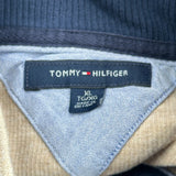 Tommy Hilfiger 1/4 Zip - XL Beige Cotton