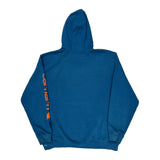 Carhartt Spellout Hoodie - XL Blue Cotton