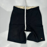 Dickies Shorts - 36W 13L Black Polyester Blend