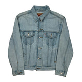 Levis Denim Jacket - Large Light Wash Cotton