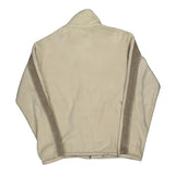 Lacoste Fleece Jacket - Small Beige Polyester