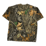 Jerzees Camo T-Shirt - XL Green Cotton