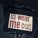 Ryle Wrestling U2 Wear Me Out College Varsity Jacket - Medium Black Leather