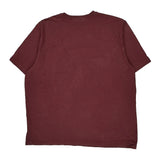 Carhartt Tall T-Shirt - 2XL Burgundy Cotton