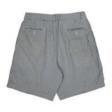 Polo By Ralph Lauren Striped Chino Shorts - 32W 8L Blue Cotton